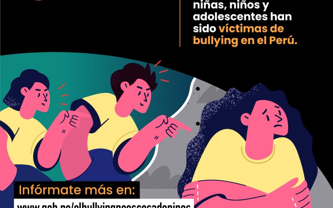 ¡No lo permitas, actúa! Conoce cuáles son las señales de alerta del bullying y actuemos a tiempo. Aprende a identificarlas e infórmate más en https://www.gob.pe/elbullyingnoescosadeninos.#ElBullyingNoEsCosaDeNiños