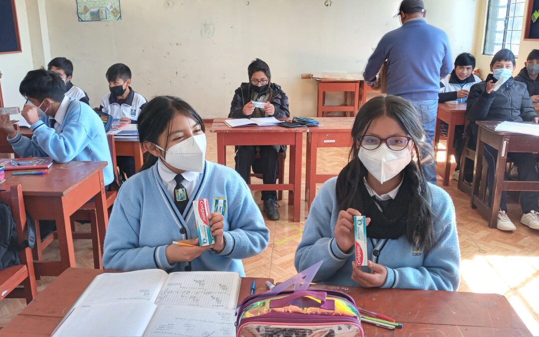 ￼II.EE. Nº 35756 COLUMNA PASCO AHORA ES PARTE DEL PROYECTO  «SONRISAS SANAS FUTUROS BRILLANTES￼