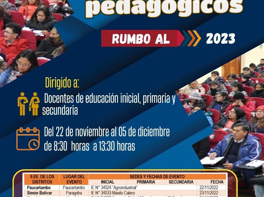 |#FortalecimientoDeCapacidades|  RETOS PEDAGÓGICOS RUMBO AL 2023 ￼