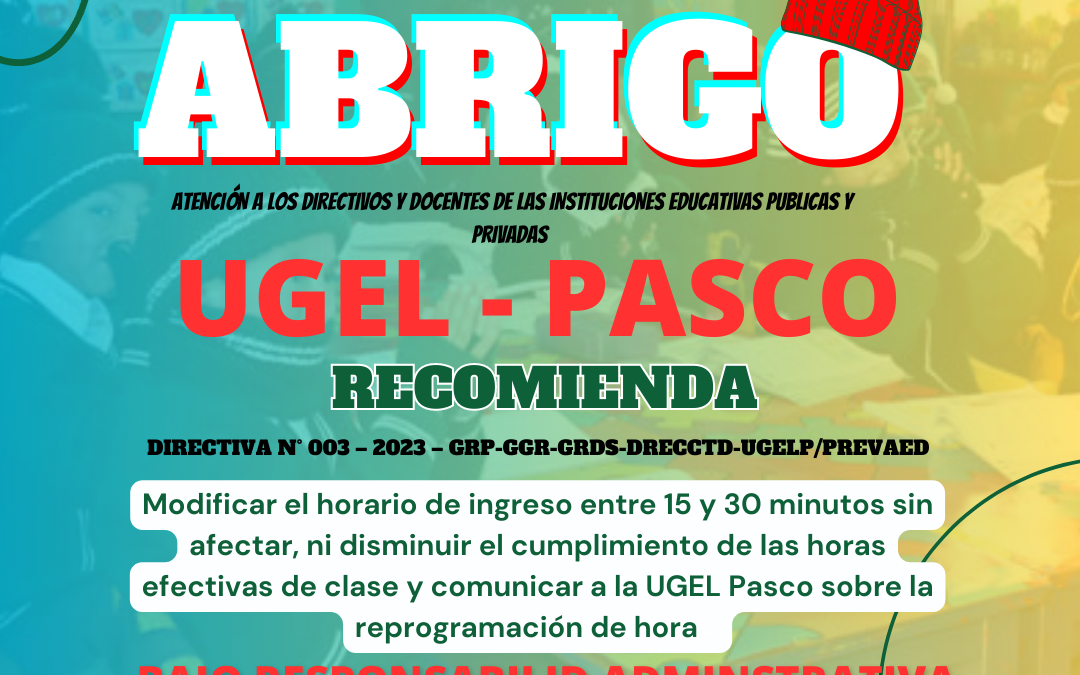 | #OperacionAbrigo|
