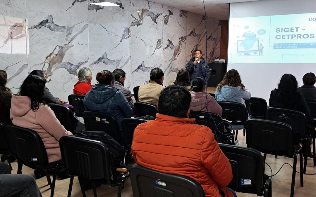 SIGET – CETPRO SISTEMA INTEGRADO DE GESTIÓN DE TITULACIONES DE CETPROS