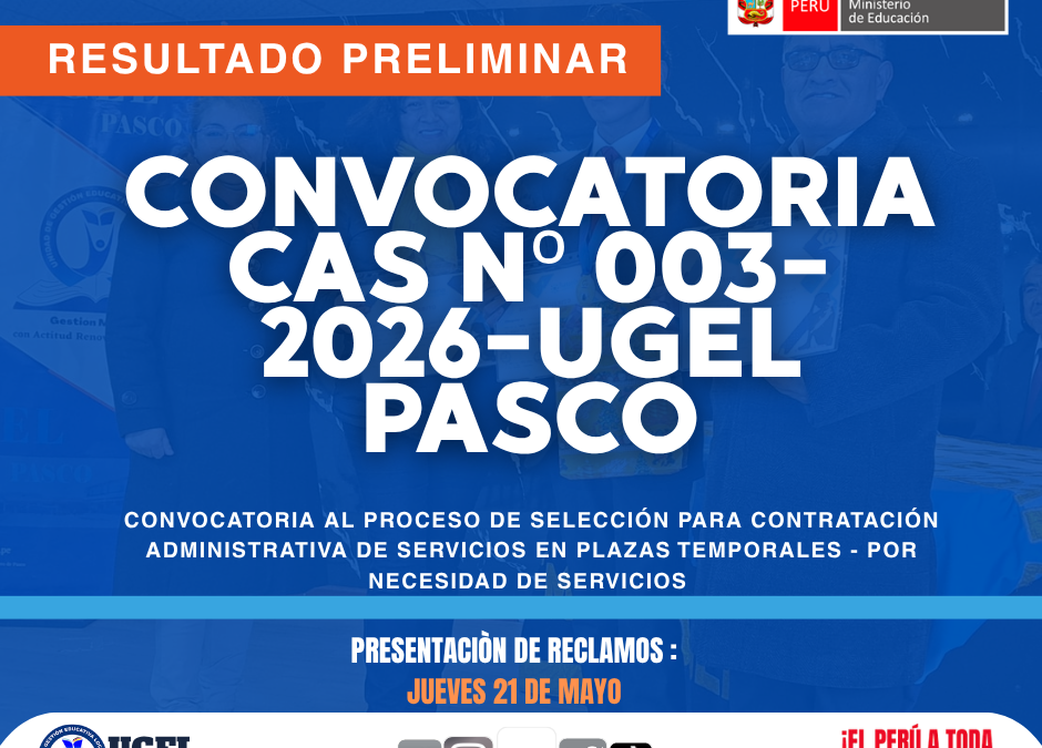 |#ResultadoPreliminar|