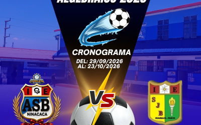 TORNEO INTERESCOLAR DE FÚTBOL ALGEBRAICO 2026